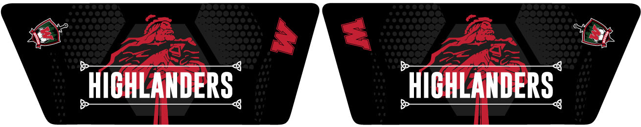 Woodlands HS Highlanders Gameday Slydr Switch Black