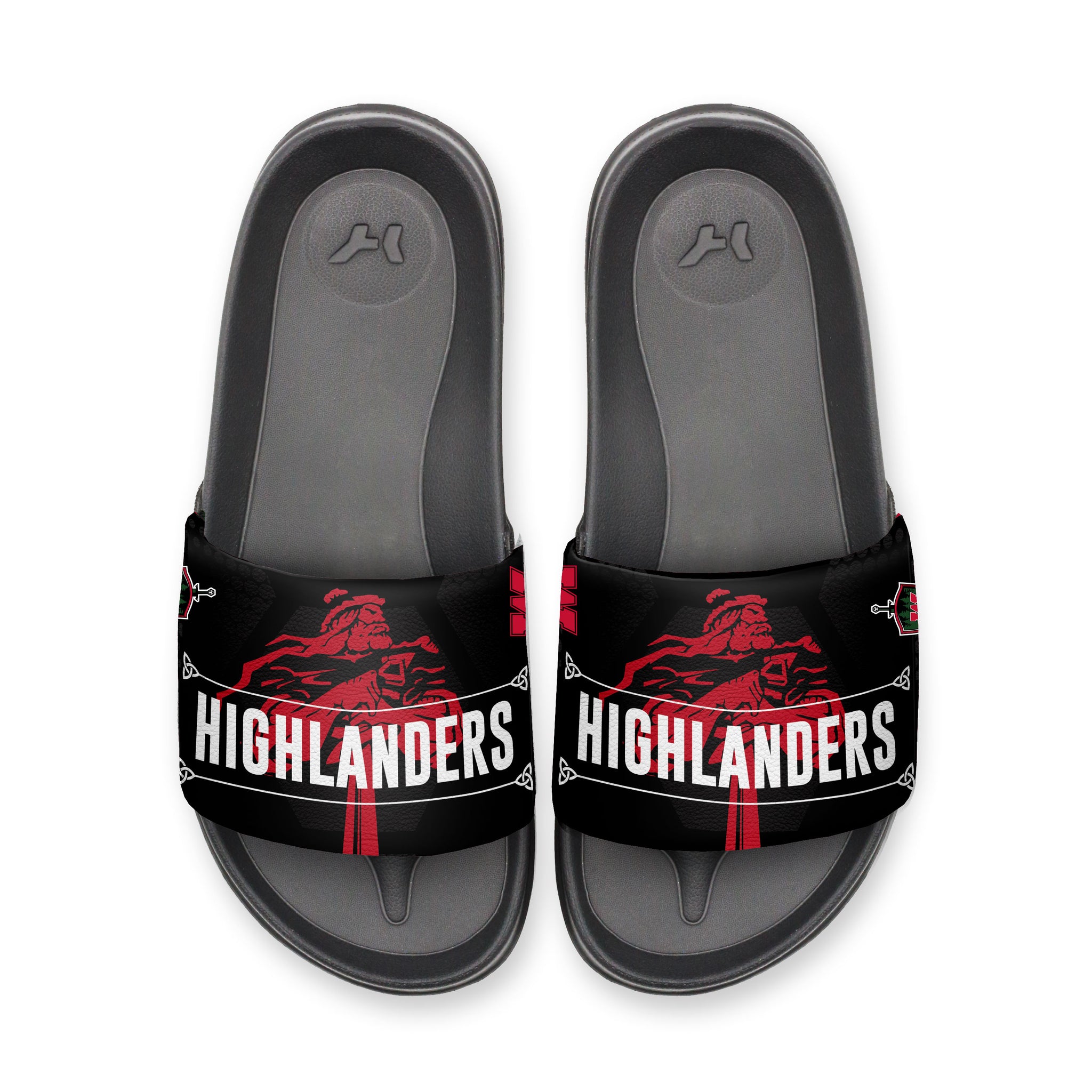 Woodlands HS Highlanders Gameday Slydr Switch Black