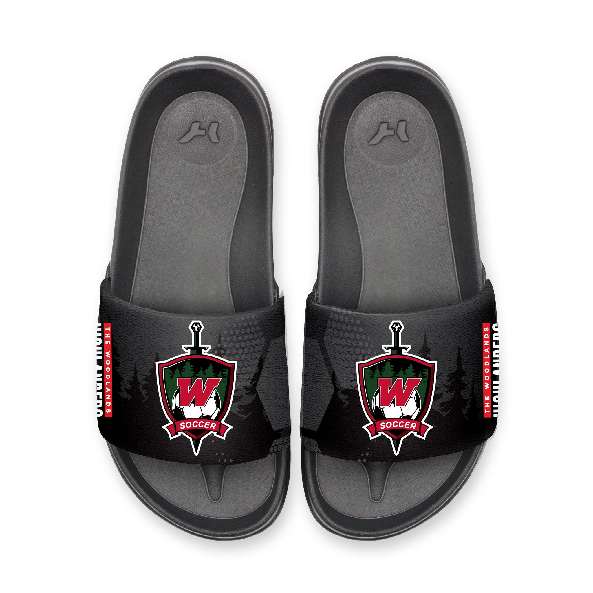 Woodlands HS Soccer Slydr Switch Black