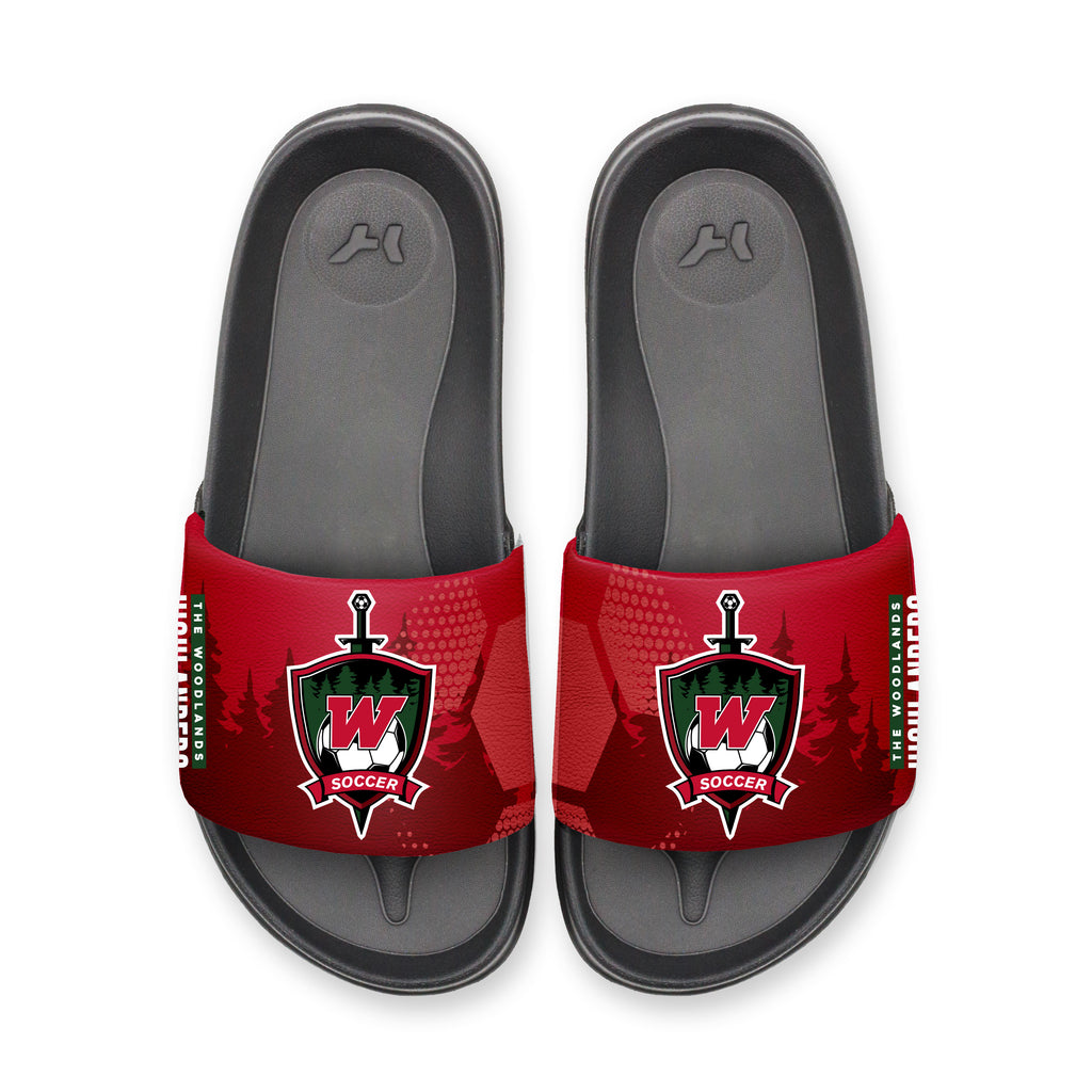 Woodlands HS Soccer Slydr Switch Red - JV & Varsity