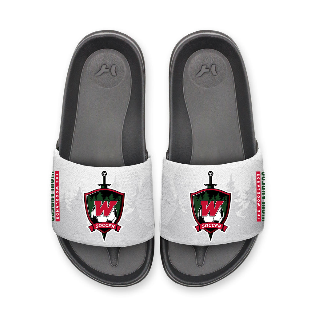 Woodlands HS Soccer Slydr Switch White