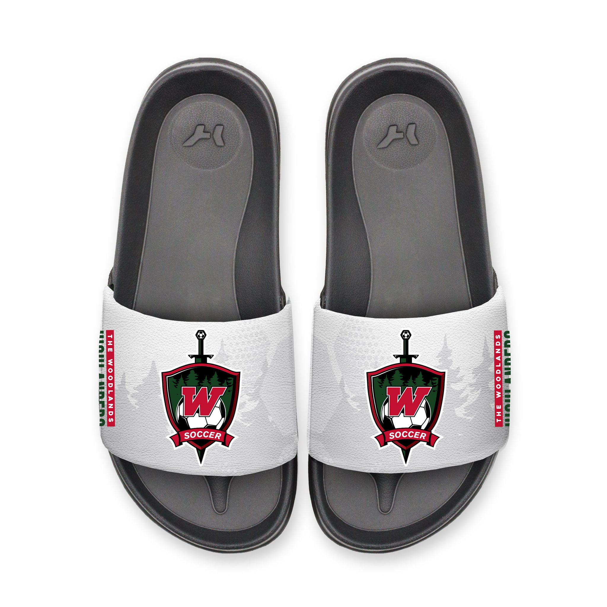 Woodlands HS Soccer Slydr Switch White