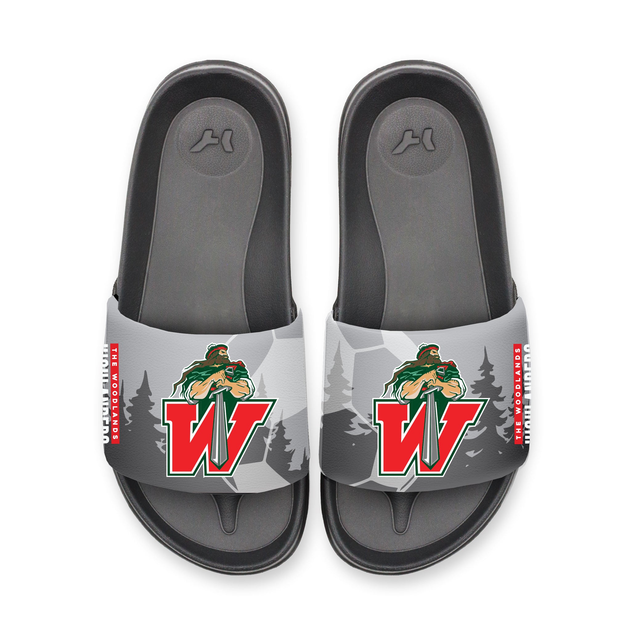 Woodlands HS Soccer Slydr Switch Grey
